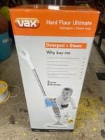 Genuine New Vax Hardfloor Ultimate Steam Detergent + Mop