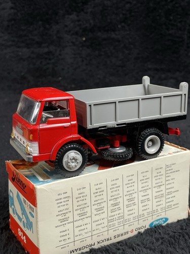 Tekno Ford D Dump Truck #914 MINT Diecast 1:43 Scale Model Vtg Denmark w/ Box - Picture 2 of 9