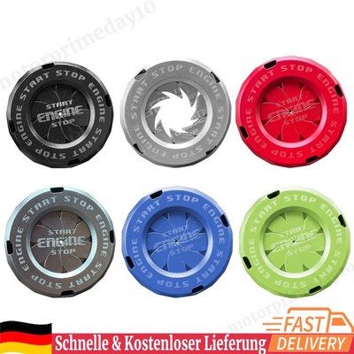 Decorative Rotary Push To Start Button Cover Ignition Device Decor for Auto