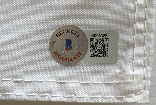 Bandiera Rickie Fowler firmata Players Championship Sawgrass golf pga beckett coa - Foto 4 di 12