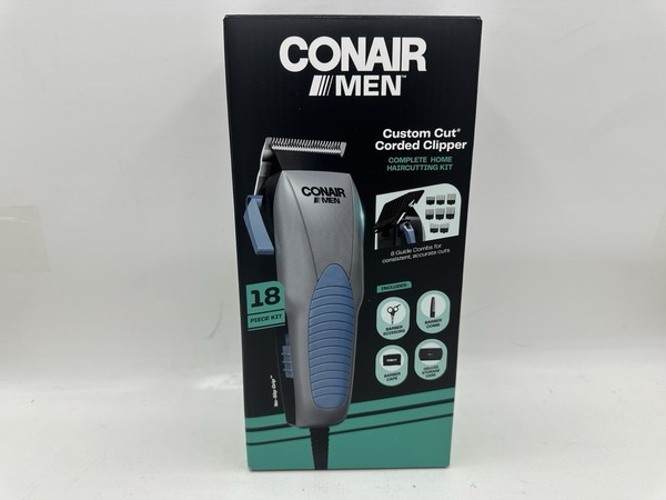 Kit completo de corte de pelo para el hogar con cable ConAir para hombre de 18 piezas