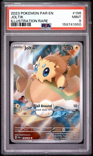 Joltik #196 PSA 9 Mint Holo Illustration Rare Paradox Rift Pokemon Card 🔥🔥