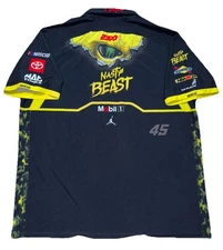 3XL Tyler Reddick 23XI Racing Nascar Pit Crew Shirt Jordan Monster NASTY BEAST