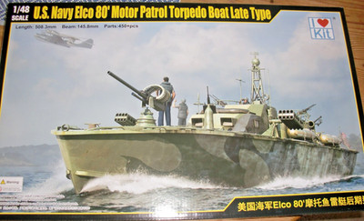I Love Kit: US Navy Elco 80´ MTB, Late Type ; Maßstab 1/48; Top!!! Ansehen!!!