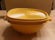 Tupperware Schüssel Mit Sonnendeckel Orange Vintage