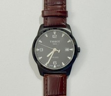 Genuine Tissot PR100 Swiss 38mm watch, new battery/strap; T049410A