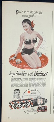 Magazine Ad* - 1947 - Barbasol Shaving Cream - (#1)