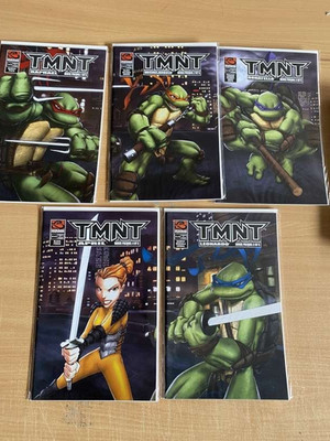 TMNT movie Prequel And Adaptation Set Mirage 2007 Rare! 1#2#3#4#5 new mint  9.8