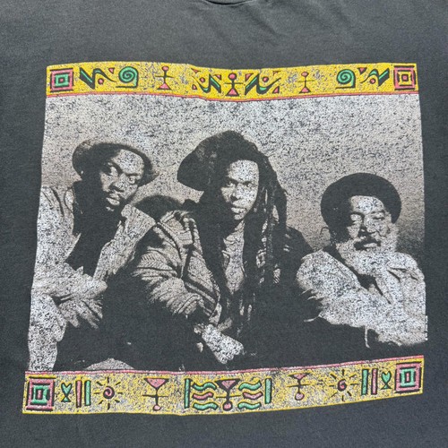 Vintage 90s Steel Pulse Reggae Band Photo Graphic Concert Tour T Shirt   Large
