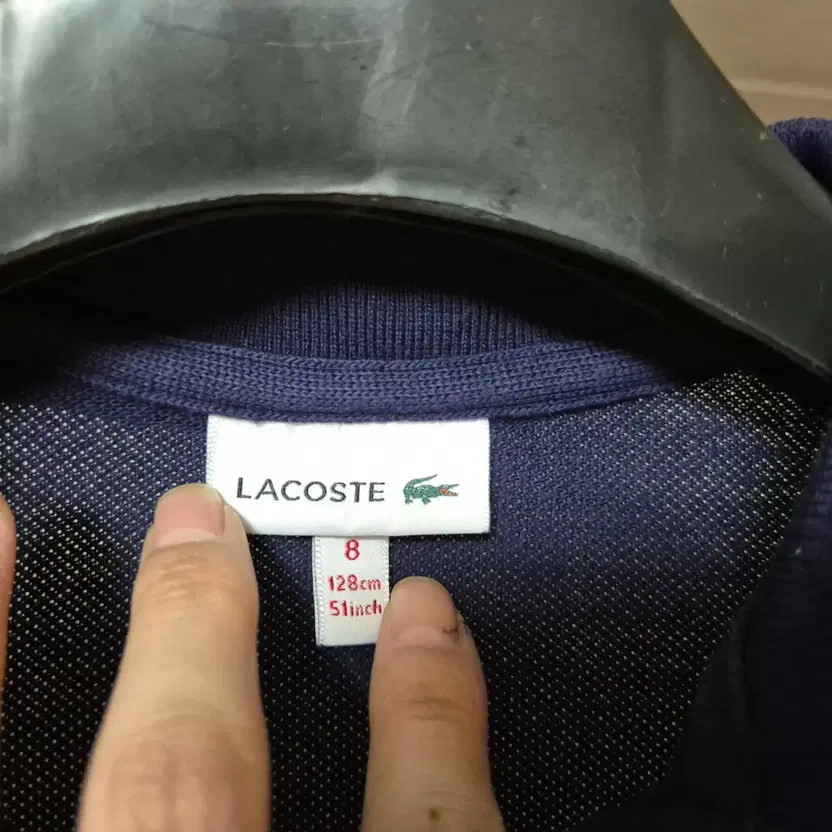 Lacoste Kids Girl Basic Polo Dress Navy 8 Years thumbnail 6