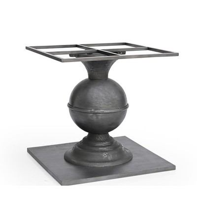 Tischbein Metall Design BOULE Tischfuß Tischsäule Eisen geschmiedet Outdoor