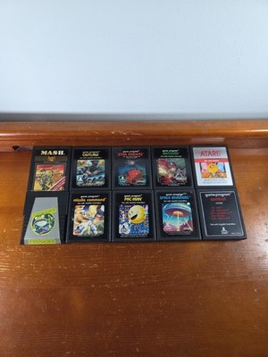 Atari 2600 LOT of 10 games! Vintage/Retro Video Games Tested Working