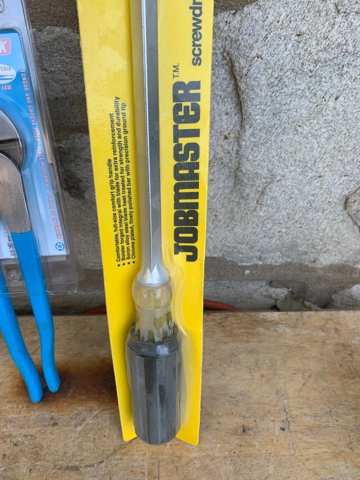 Alicates de lengüeta y ranura Channel Lock 422 herramienta de recogida Stanley Job Master Ullman Foto 3 de 4