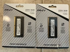 PNY 32GB (2 x 16GB) PC4-25600 DDR4-3200 SO-DIMM Memory - MN16GSD43200-TB