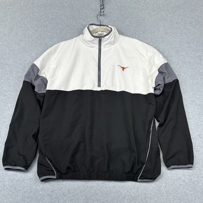 Texas Longhorns Jacket Medium NCAA Football Pullover Rivalry Threads Embroidered