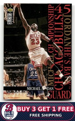 1995-96 Collector's Choice Michael Jordan #M5 Jordan He's Back Chicago Bulls