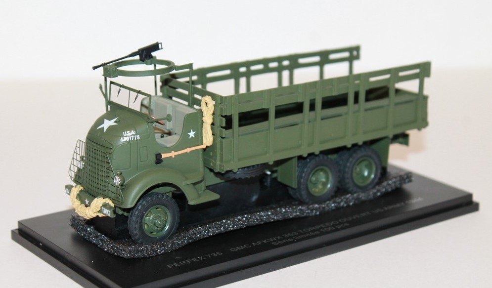 GMC AFKWX 353 1944 US ARMY miniature Momaco, réplique de collection en métal injecté