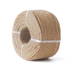 Nature Jute Twine, 164 Feet Jute Rope for Cat Scratching Post 4mm 164.0 Feet