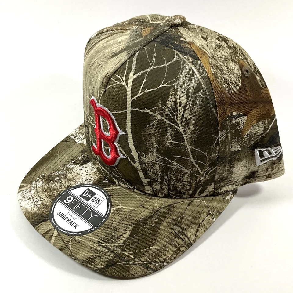 Эксклюзивная бейсболка New Era Boston Red Sox КАМУФЛЯЖ ИЗ НАСТОЯЩЕГО ДЕРЕВА 9FIFTY A-Frame - Изображение 3 из 4