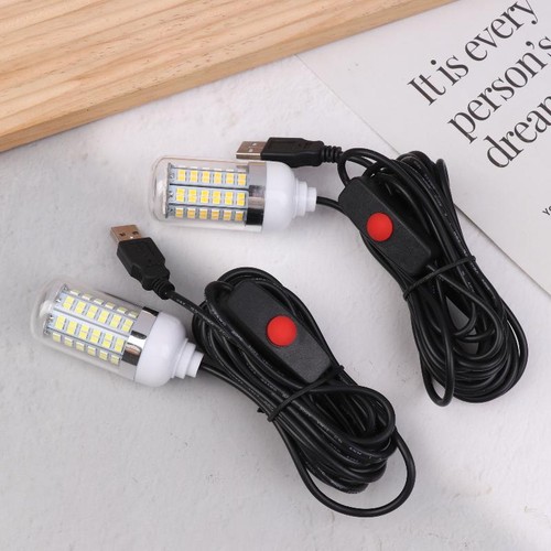 5V USB LED Angellicht IP68 Köder Fischfinder Lampe zieht Garnelen Tintenfisch Krill an - Bild 9 von 16