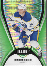 2025/26 Upper Deck Allure Hockey Rasmus Dahlin Green Quartz #/99 Buffalo Sabres