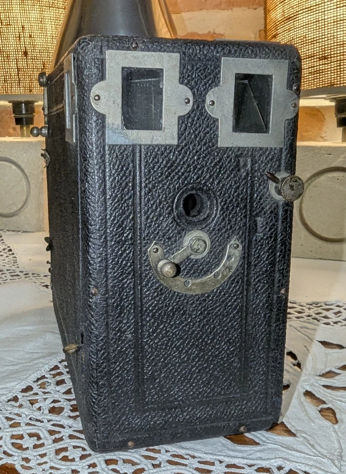 Appareil photo ancien vintage "Détective " A Plaque Fin XIX Ème - Photo 2/4