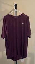 Under Armour The Tech Tee Mens XL Dark Purple Performance Shirt