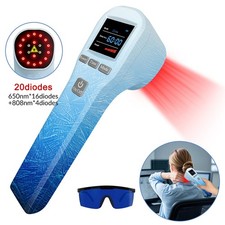 Handheld 20Diodes Laser Therapy LLLT 880mW Red Light Therapy Device Pain Relief