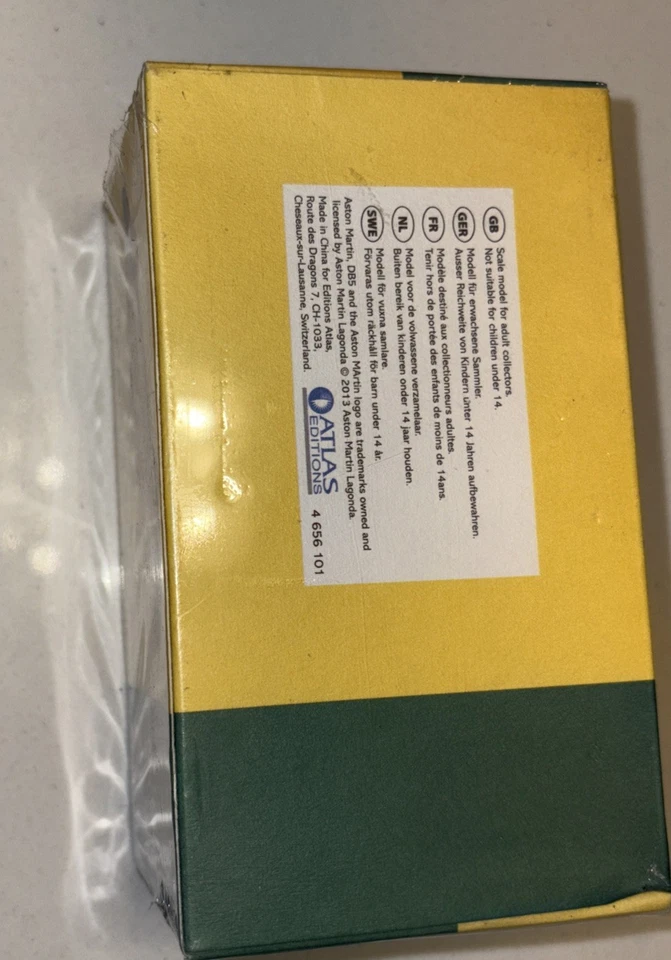 Coches deportivos clásicos británicos/Aston Martin DB5/escala 1:43/ediciones Atlas/nuevos Foto 3 de 4