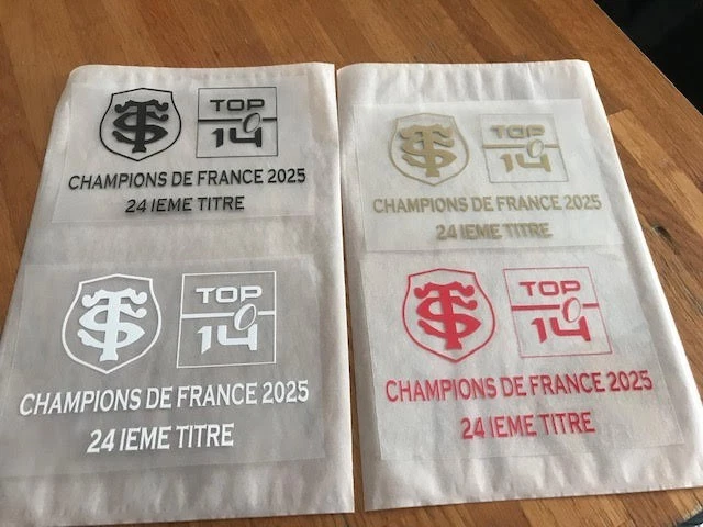 Impression textile avec flocage français rugby : Sublimation et