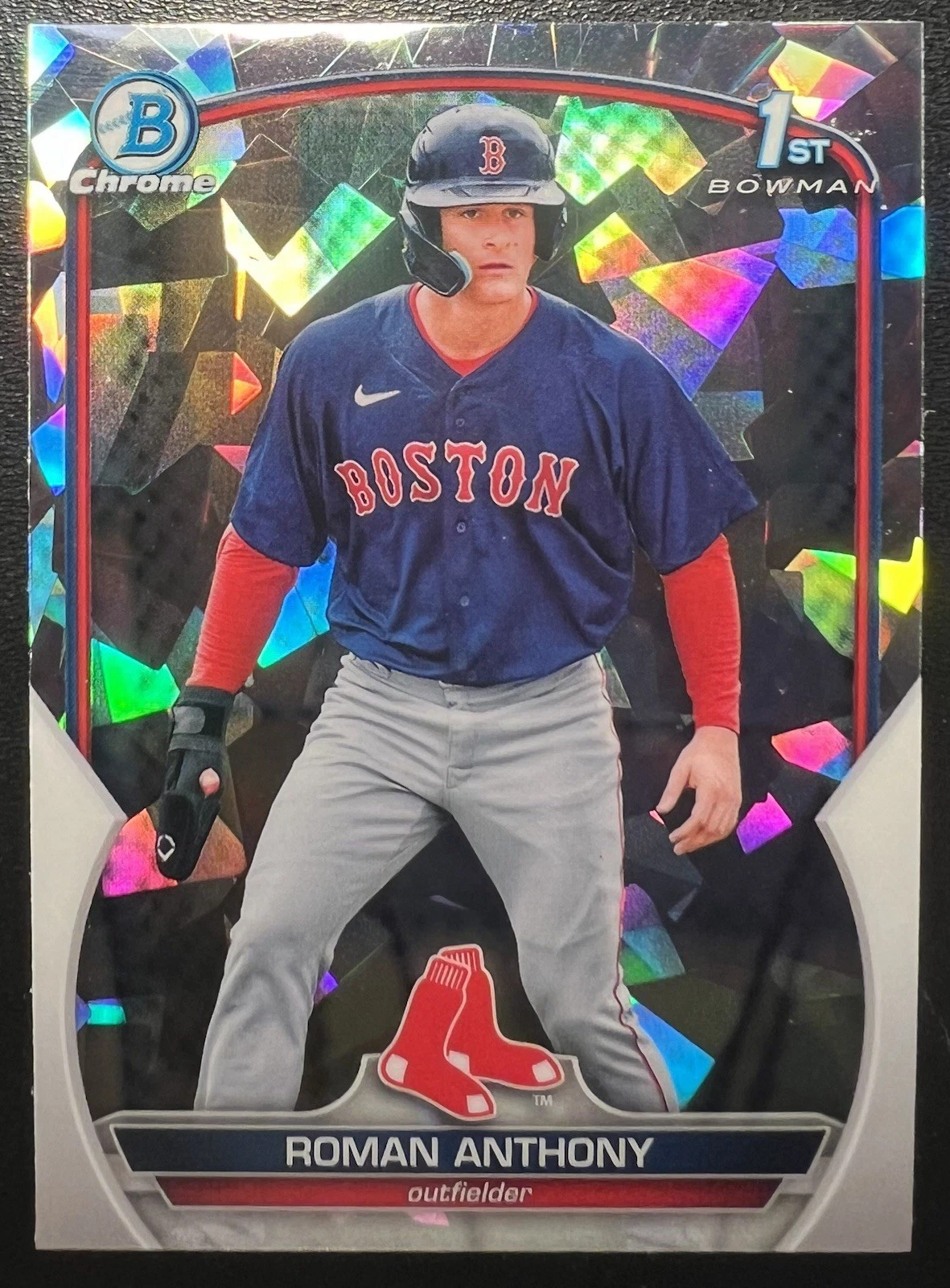 2023 Bowman Chrome Prospects Roman Anthony #BCP-71 Atomic Refractor Rookie Card