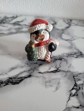 Pinguin Weihnachten Schnee Deko Figur