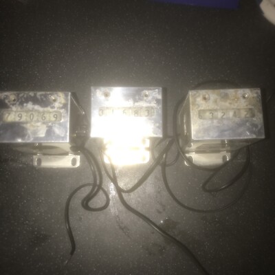 3 x VEEDER WURZEL MECHANISCH VARIABLER TALLYZÄHLER 5 Figuren KD/7031