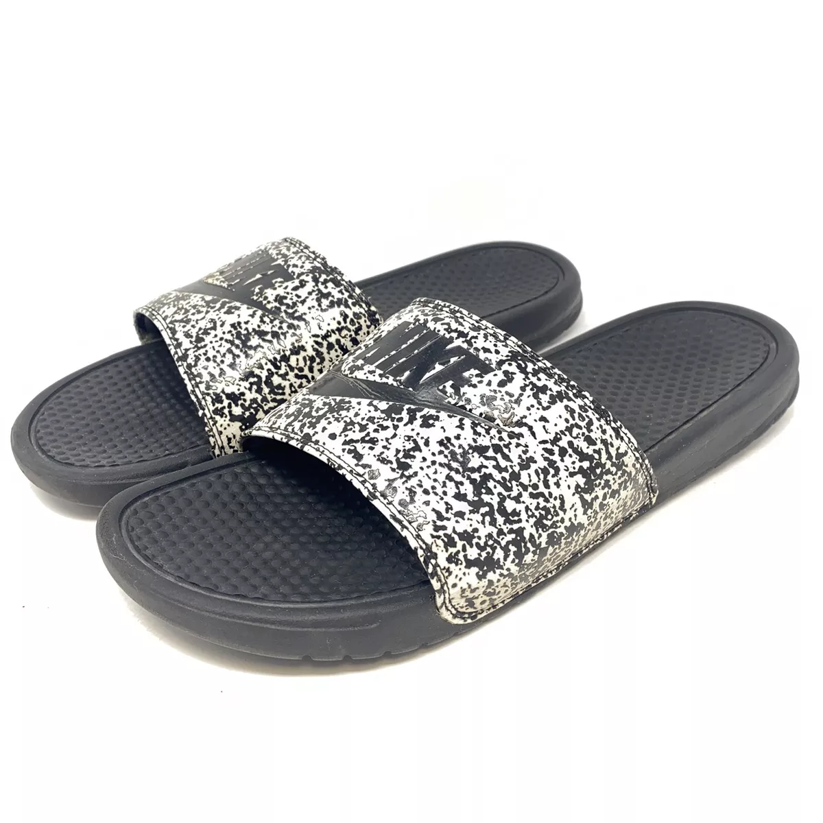 Mens black cheap nike slides