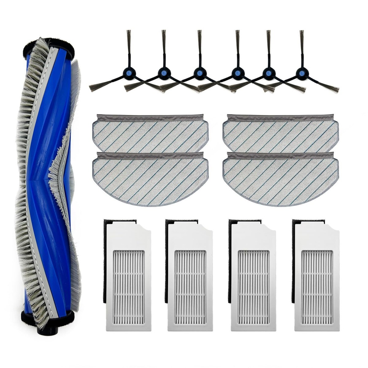 Lot De 4 Filtres HEPA Pour Robot Aspirateur ECOVACS Deebot N20 / N20 PLUS / N20 PRO PLUS