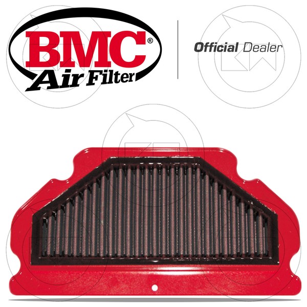 Luftfilter Bmc FM323/04 Sport Waschbar Motorrad Kawasaki ZX-6R 636 Jahr 2004-image
