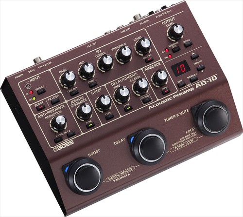 Boss Akustikgitarre Vorverstärker AD-10 - Bild 3 von 4