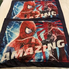 Pair of Amazing Spiderman 2: Pillow Shams 29x22 Marvel