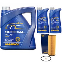 MotoröL Set Mannol 10W-30 Special Plus 7 Liter + ÖLfilter FüR Vw Passat 2.5 Tdi
