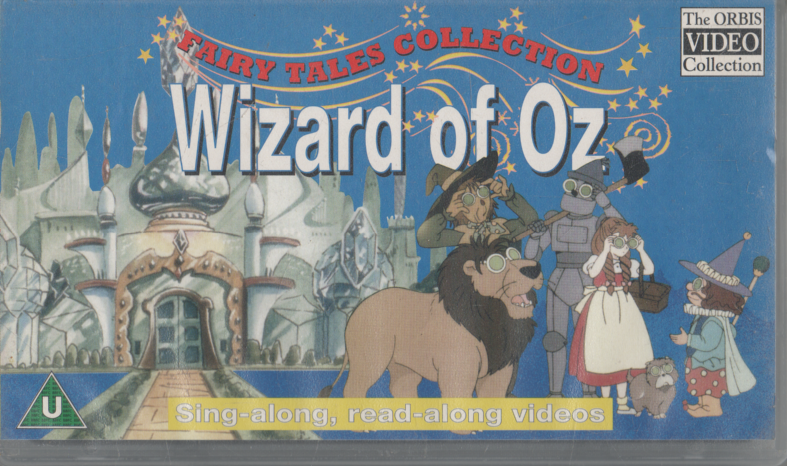 WIZARD OF OZ FAIRY TALES COLLECTION SING-ALONG READ-ALONG VHS VIDEO