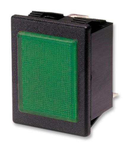 Indicateur Néon WAMCO WL-1051C1 - 230VAC, 1.5mA, Rouge, Pour Tableau électrique