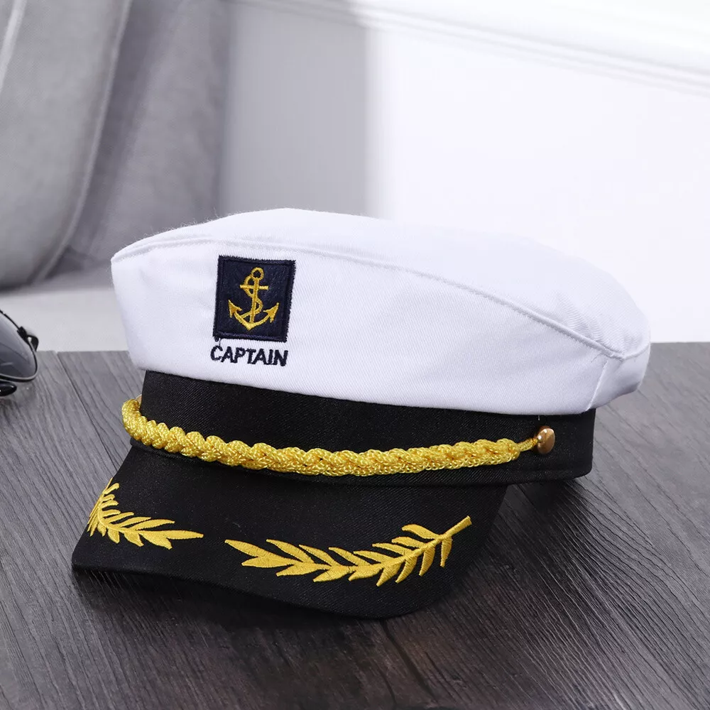 Navy Boat Captains Hat Marine Admiral Captains Hats White Sailor Hats