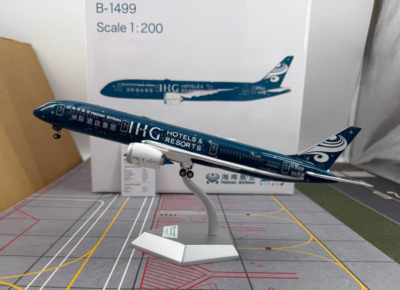 希少品 Hainan Airlines Boeing 787 モデル 1/200 1:200 31CM SQ Wings Hainan Airlines BOEING 787-9 Airplane Diecast