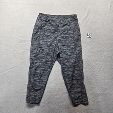 Gray Athletic Elastic Stretch Sweatpants Youth Boys Size L Large