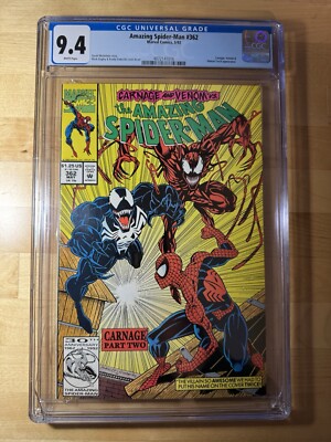 The Amazing Spider-Man #362 CGC 9.4 Carnage, Venom & Human Torch