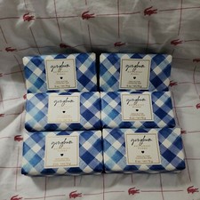 NEW Bath  Body Works Gingham Shea Butter Cleansing Bar Soap 5 Oz Bundle of 6