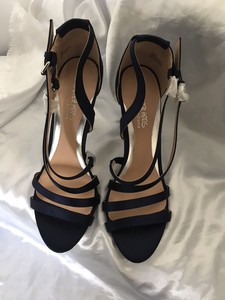 dune navy heels