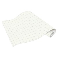 Erismann Tapete Vliestapete Black&White 5408-01 Weiß Grau Silber Stylisch Sterne