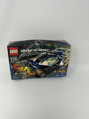 Lego WORLD RACERS Racing Set 8139 ~ Blue Flame Power NIGHT BLAZER