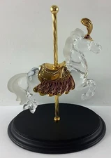 Crystal Majesty by William Dentzel III The Franklin Mint Carousel Horse Sculptur